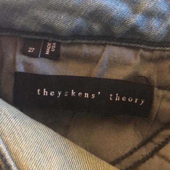 Theyskens' Theory Raw Hem Jeans - Picture 4 of 5